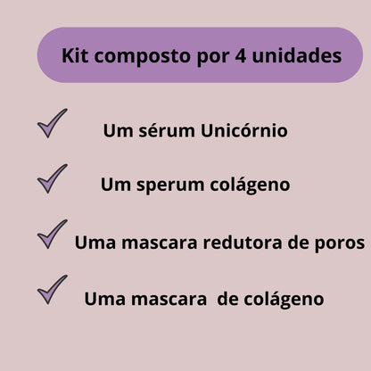 Kit Max Love Skin Care 4 em 1 – Colágeno e Hidratação Intensa